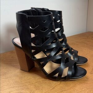 New York & Company black block heel sandals